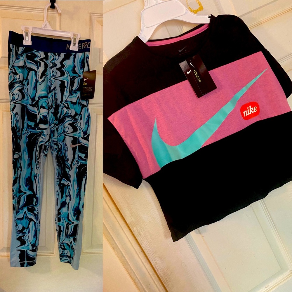 Girls Nike leggings set